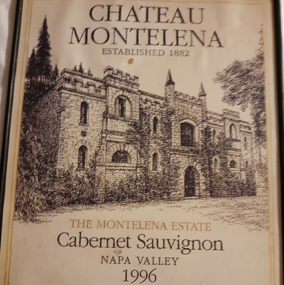 Framed Cast Iron Gin & Wine Signs - Picture 3 of 3